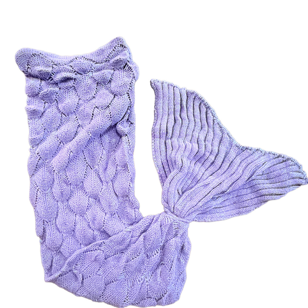 Mermaid tail blanket crochet girls mermaid blanket sleeping bag